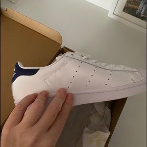 NWT Adidas Navy Super Stan Smith